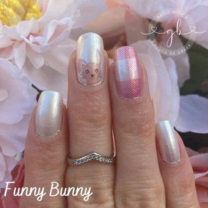 B3G1 CS Nail Strips Funny Bunny